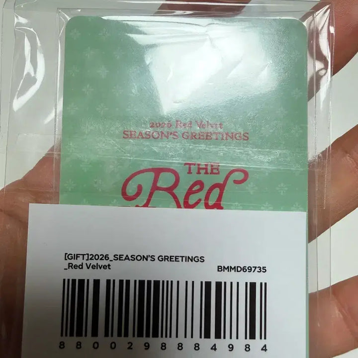레드벨벳 2026 시즌그리팅 포카