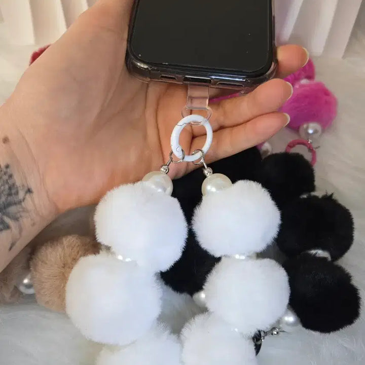 [BUNJANG] Fluffy Keychain / 보송보송 키링