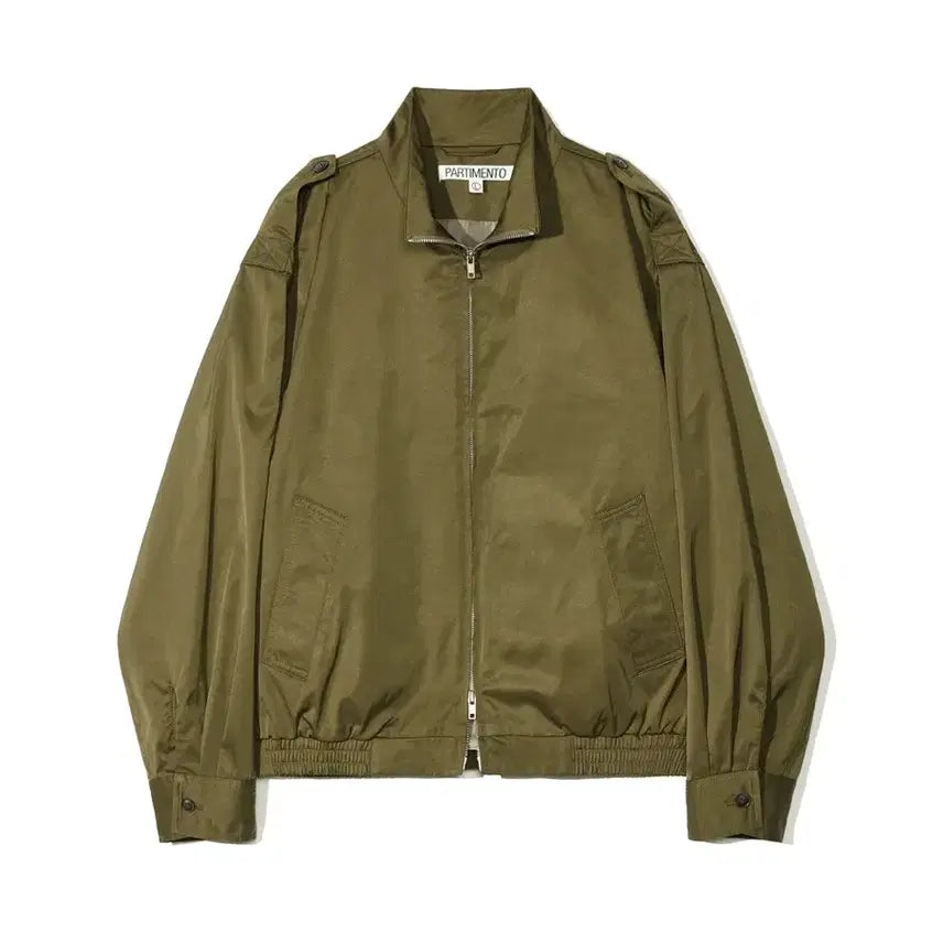 [BUNJANG] Partimento Stand Collar Blouson Khaki Jacket / 새상품)파르티멘토 스탠드 카라 블루종 카키