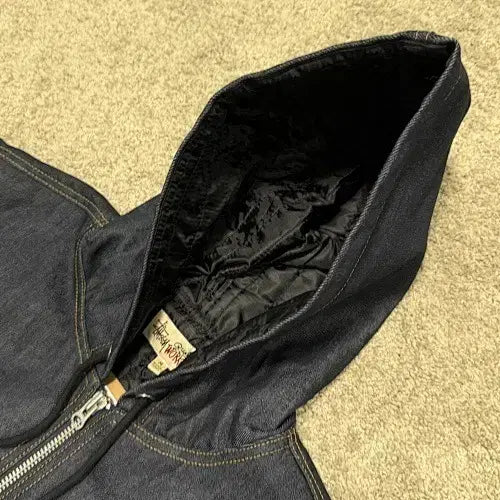 [BUNJANG] Stussy Indigo Raw Denim Insulated Work Jacket / (해외/스탁)스투시 데님 인슐레이티드 워크 자켓 로우 데님 인디고