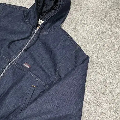 [BUNJANG] Stussy Indigo Raw Denim Insulated Work Jacket / (해외/스탁)스투시 데님 인슐레이티드 워크 자켓 로우 데님 인디고