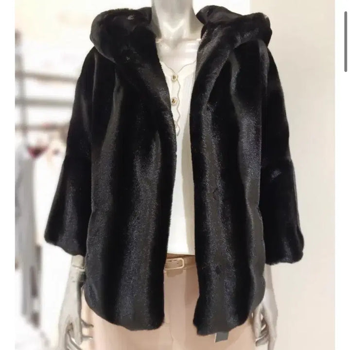 [BUNJANG] Minimum Hooded Mink Fur Jacket / 미니멈 퍼자켓 후드 에코퍼 페이크퍼 퍼자켓 밍크 모피