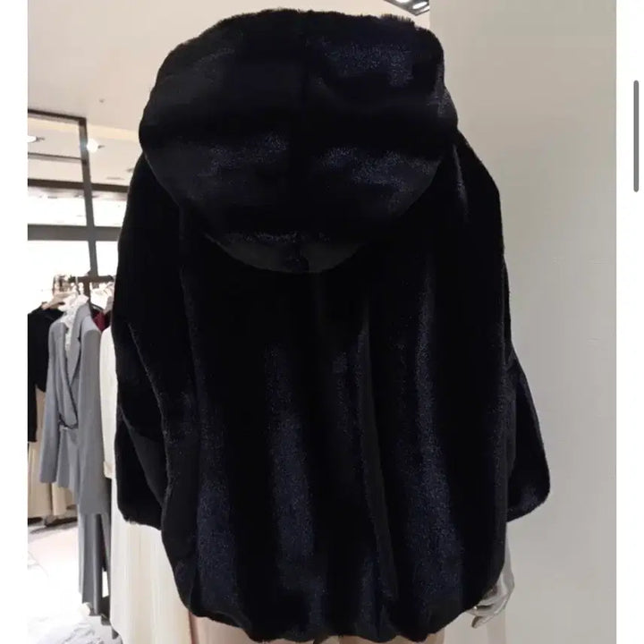 [BUNJANG] Minimum Hooded Mink Fur Jacket / 미니멈 퍼자켓 후드 에코퍼 페이크퍼 퍼자켓 밍크 모피