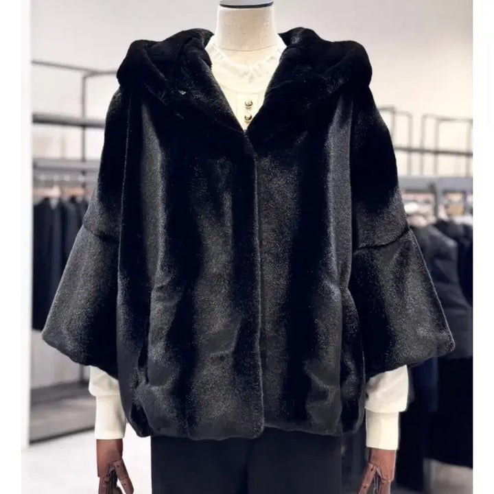 [BUNJANG] Minimum Hooded Mink Fur Jacket / 미니멈 퍼자켓 후드 에코퍼 페이크퍼 퍼자켓 밍크 모피