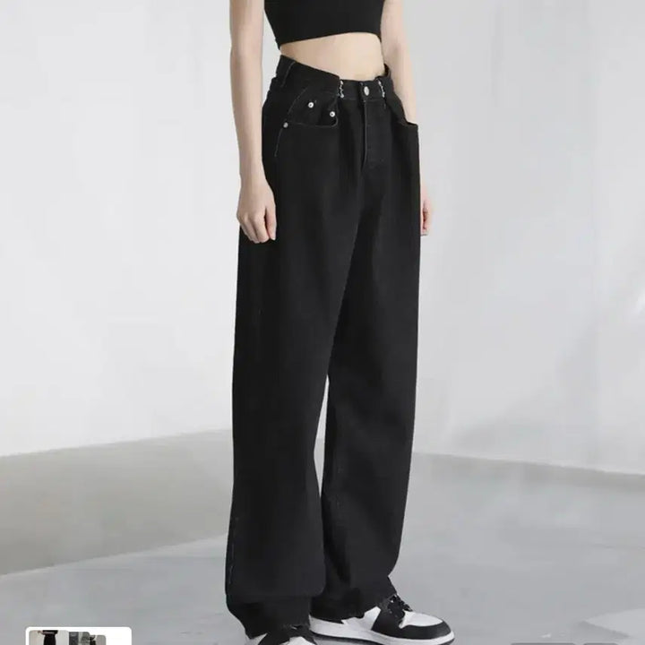 [BUNJANG] Urban Dress Wide Leg Denim Pants / 택포) 어반드레스 바지