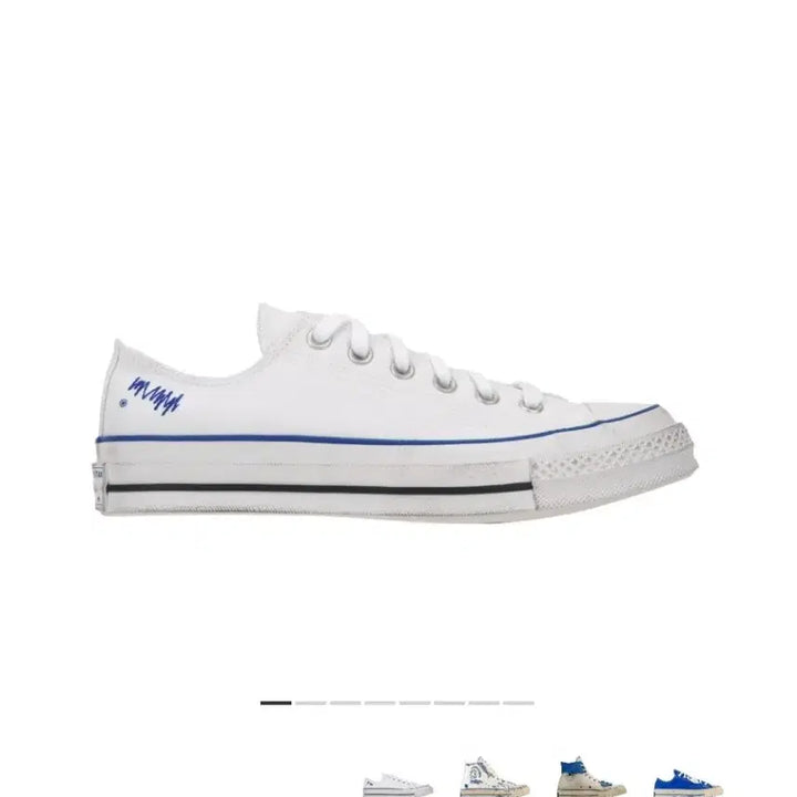 [BUNJANG] ADERERROR Converse Chuck 70 Low White Blue 280 / 컨버스 x 아더에러 시그니피컨트 척 70 로우 화이트 블루 280