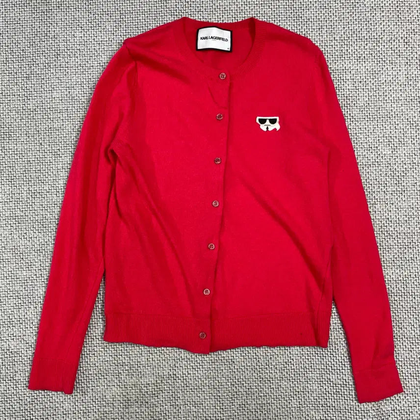 [BUNJANG] Karl Lagerfeld Wool Cardigan / 칼라거펠트 울 가디건