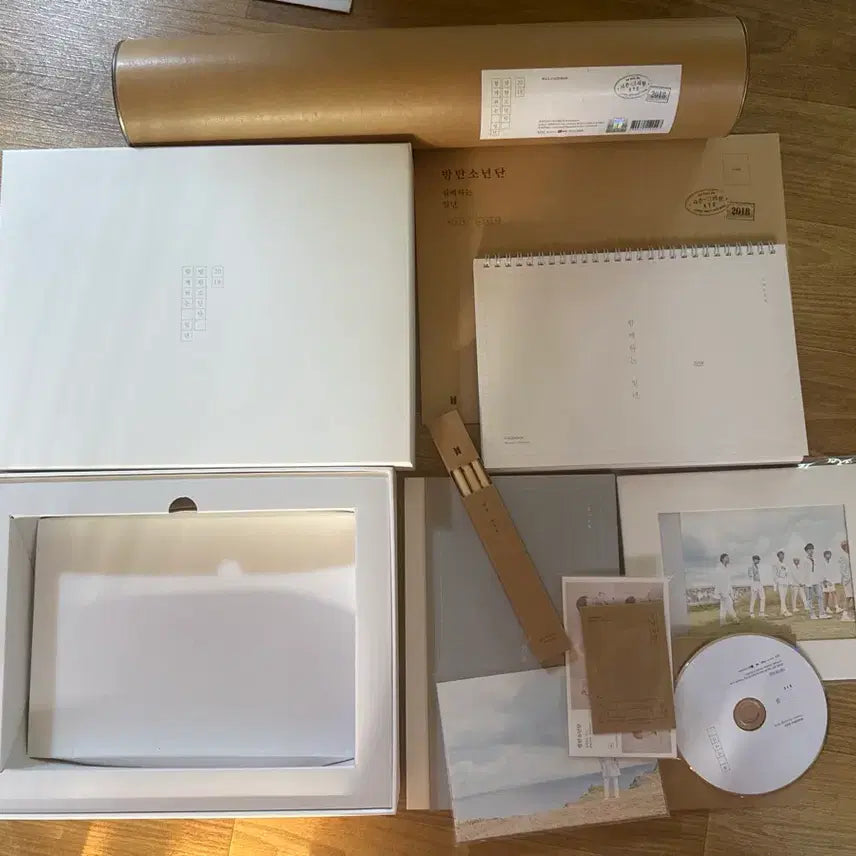 BTS 2018 시즌그리팅 + 벽걸이달력