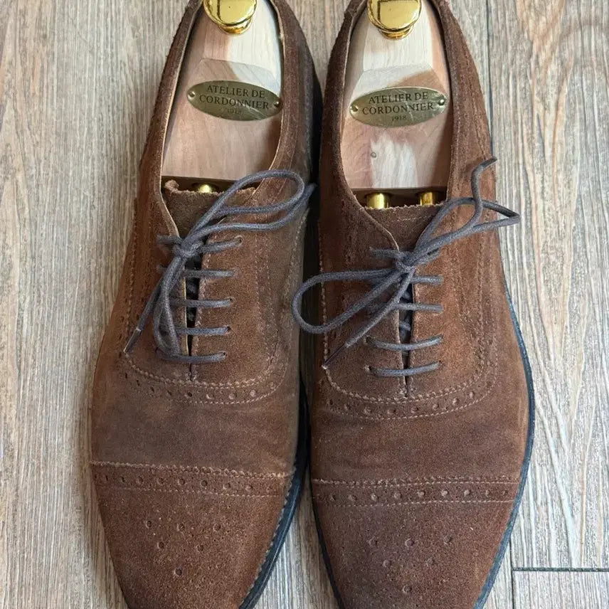 [BUNJANG] HERRINGSHOES Oxford Shoes / 헤링슈 스웨이드 옥스포드 리딩2 7.5(265)