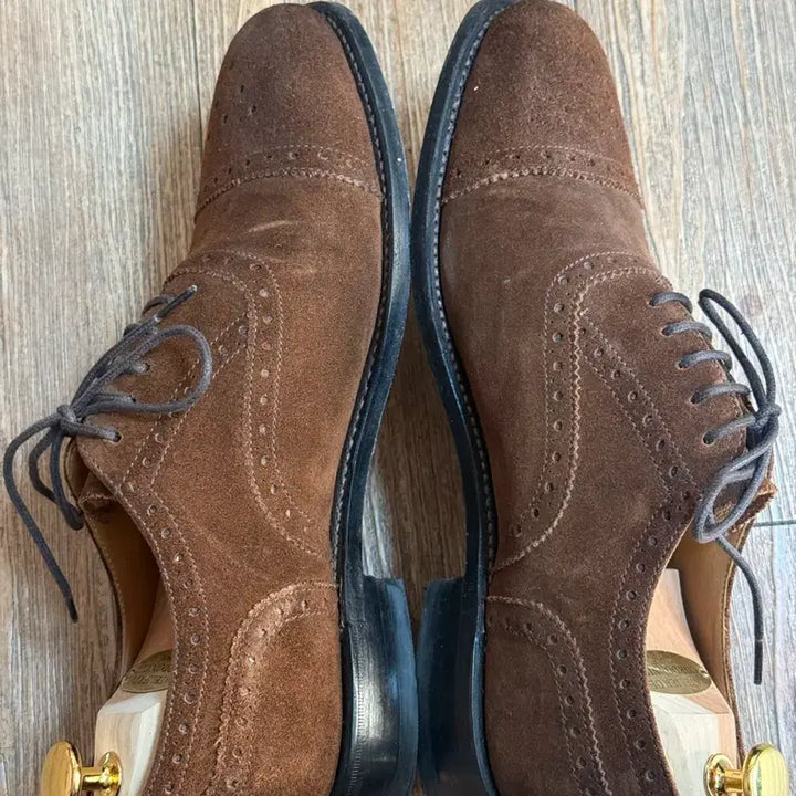 [BUNJANG] HERRINGSHOES Oxford Shoes / 헤링슈 스웨이드 옥스포드 리딩2 7.5(265)