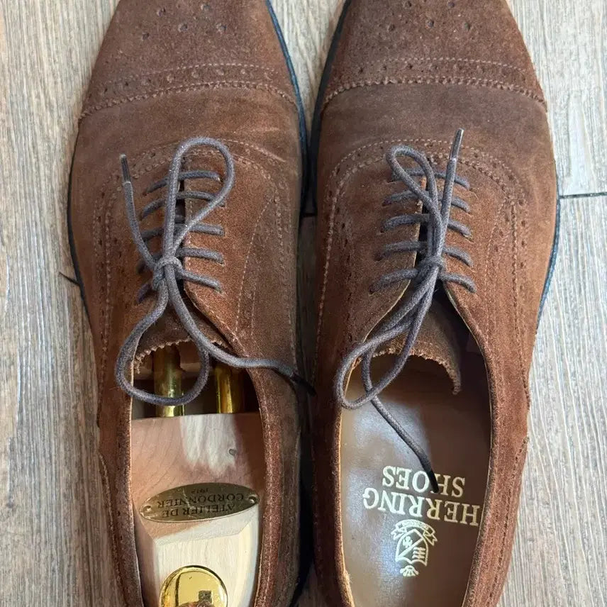 [BUNJANG] HERRINGSHOES Oxford Shoes / 헤링슈 스웨이드 옥스포드 리딩2 7.5(265)