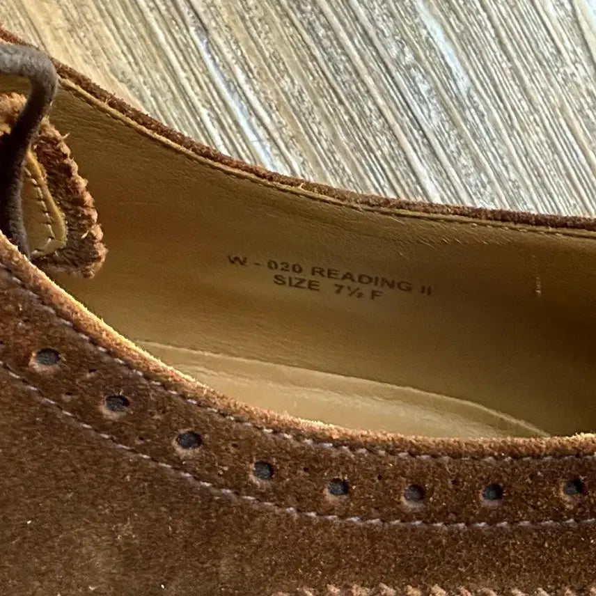 [BUNJANG] HERRINGSHOES Oxford Shoes / 헤링슈 스웨이드 옥스포드 리딩2 7.5(265)