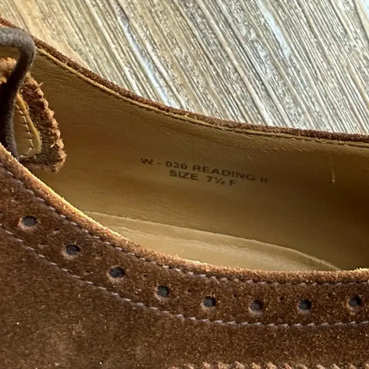 [BUNJANG] HERRINGSHOES Oxford Shoes / 헤링슈 스웨이드 옥스포드 리딩2 7.5(265)