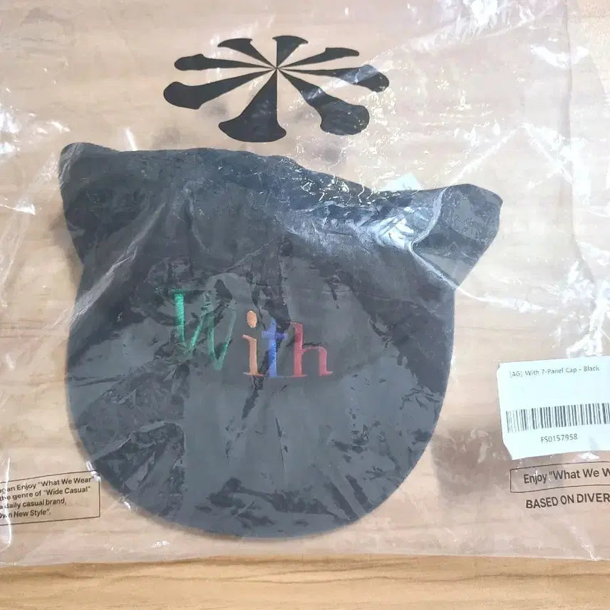 [BUNJANG] ANGLAN Black Cotton Baseball Cap / 앵글런 캡 블랙 야구모자 새상품 (택포가)