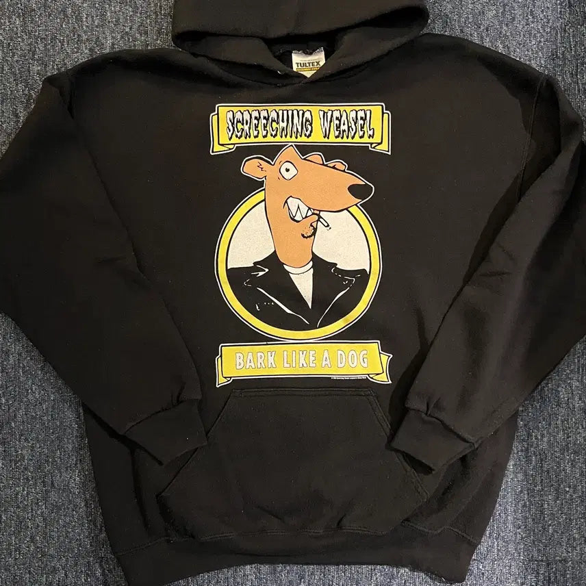 [BUNJANG] Screeching Weasel 90s Vintage Hoodie / 빈티지 90s Screeching Weasel 후디