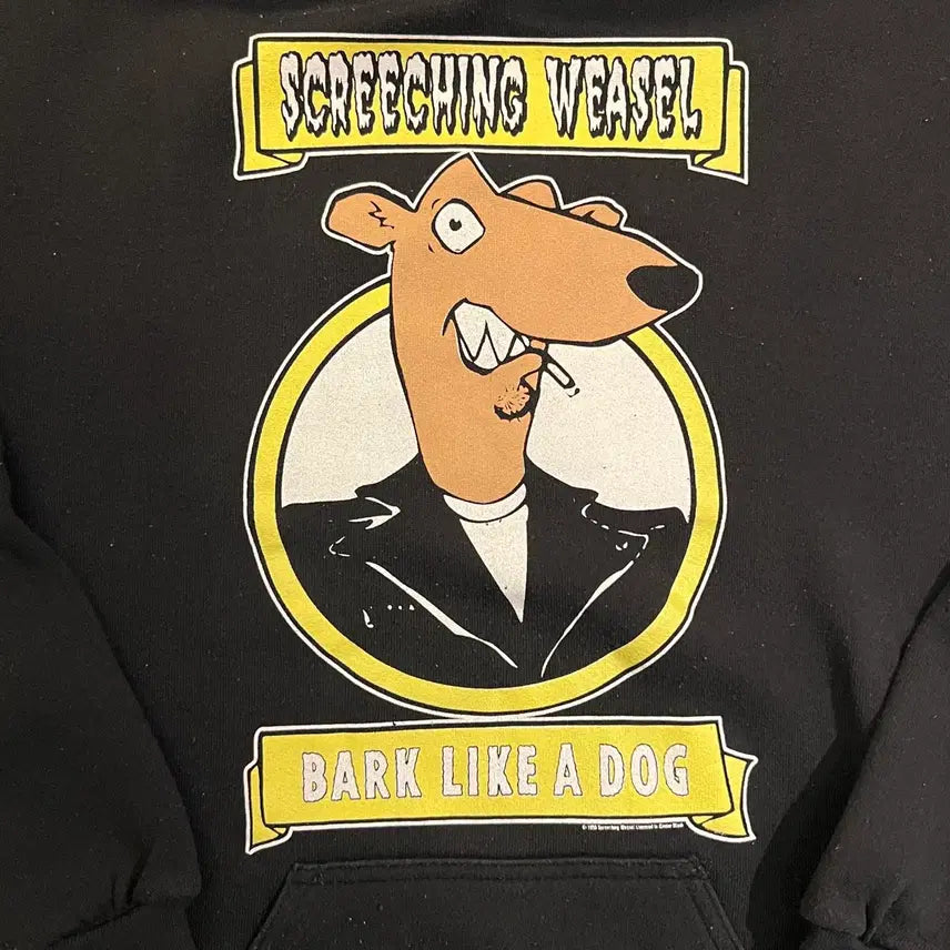 [BUNJANG] Screeching Weasel 90s Vintage Hoodie / 빈티지 90s Screeching Weasel 후디