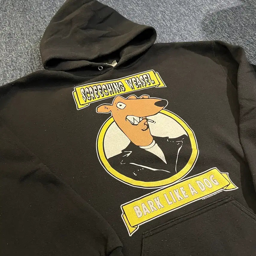 [BUNJANG] Screeching Weasel 90s Vintage Hoodie / 빈티지 90s Screeching Weasel 후디