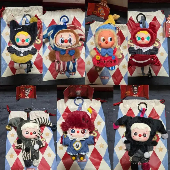 [BUNJANG] Labubu WHY SO SERIOUS Series Doll Keyring / 라부부 WHY SO SERIOUS시리즈인형키링 작은별.디무.몰리.하치