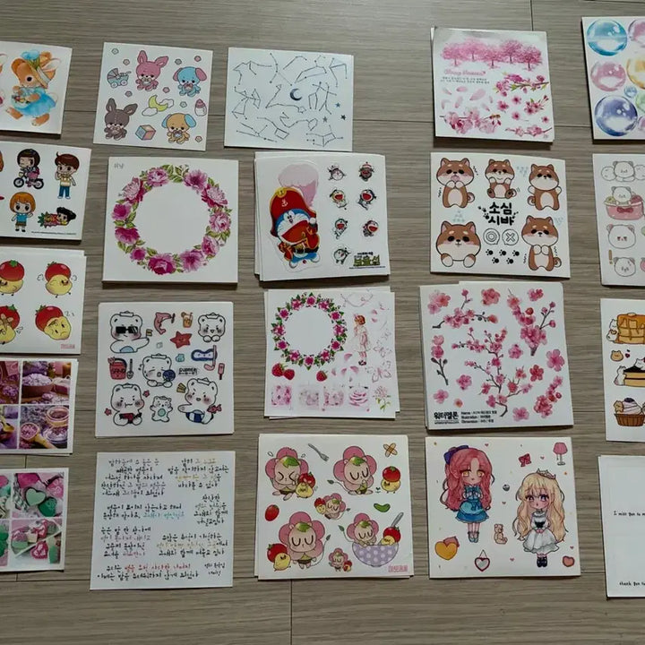 [BUNJANG] Stationery Bundle Set Stickers / 다꾸용 스티커 일괄
