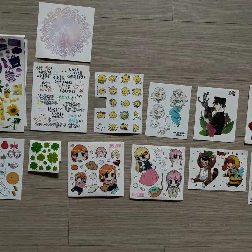 [BUNJANG] Stationery Bundle Set Stickers / 다꾸용 스티커 일괄