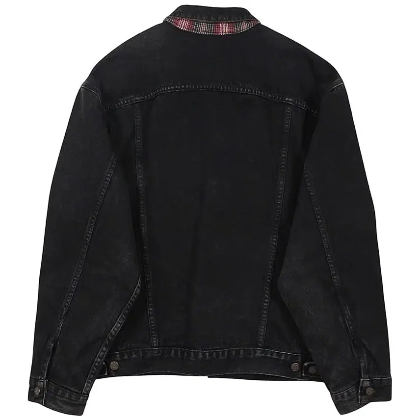 [BUNJANG] Levi's 70699-4159 Black Denim Jacket (Flannel Lined) / 1995 USA 리바이스 70699-4159 블랙 데님 자켓 플란넬 안감