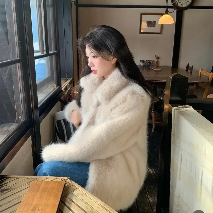 [BUNJANG] Onedmin Mary Fur Jacket / 온드민 메리 퍼자켓      아루드 오브제스트 비애브선트마인디드