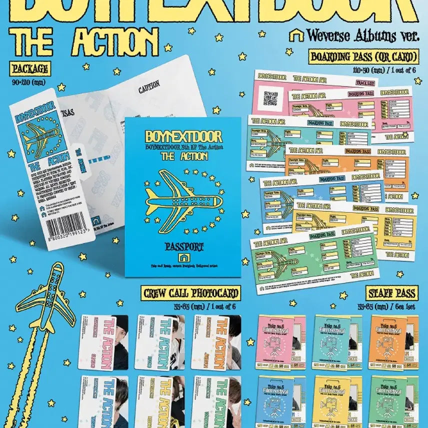 보넥도 The Action 위버스반 전멤버 패키지