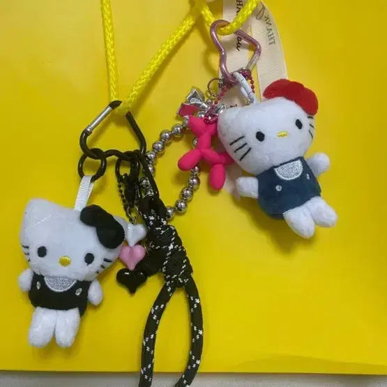 [BUNJANG] Keychain Set / 키티 인형 키링 세트 새상품