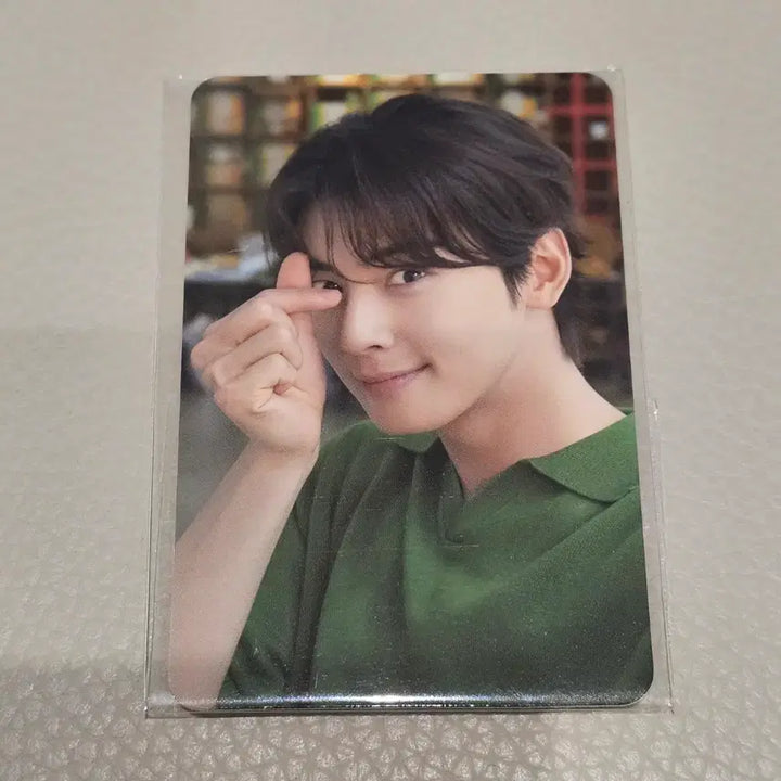 아스트로 차은우 서브웨이 손하트 포카