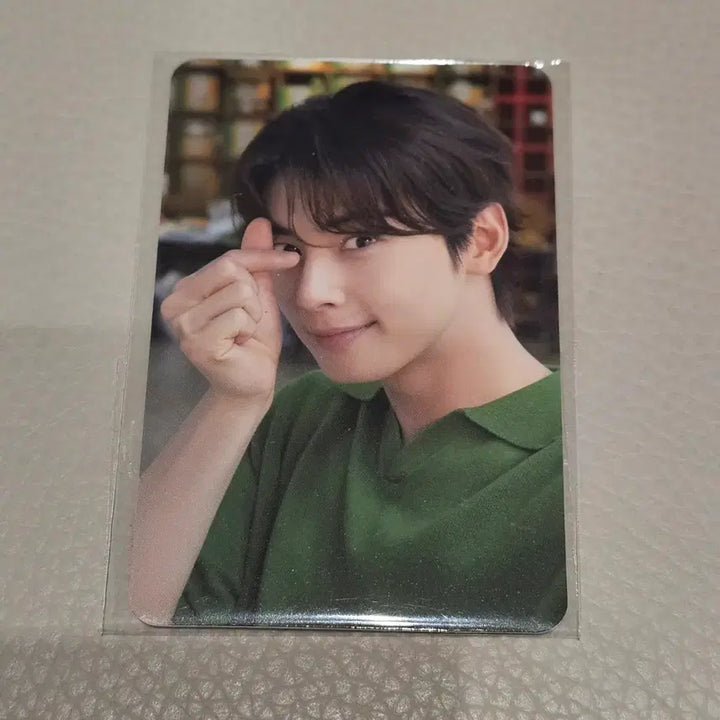 아스트로 차은우 써브웨이 손하트 포토카드