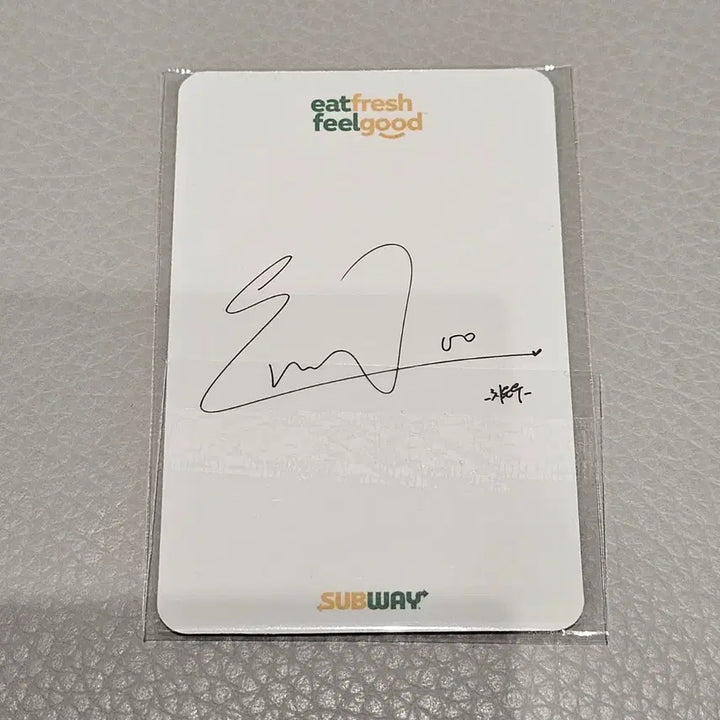 아스트로 차은우 써브웨이 손하트 포토카드