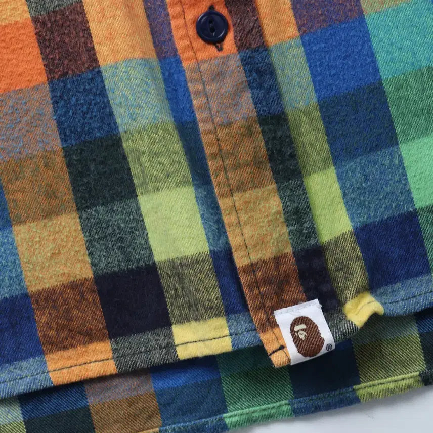 [BUNJANG] BAPE A BATHING APE Plaid Flannel Shirt / 베이프 A BATHING APE Plaid Flannel Shirt
