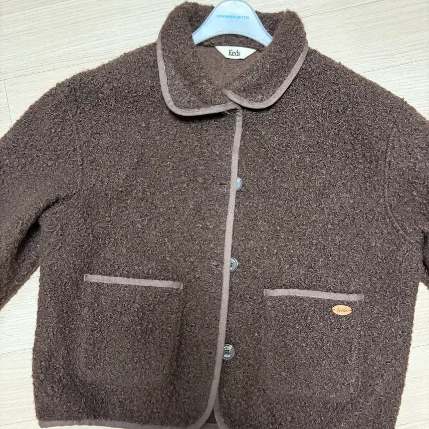 [BUNJANG] Keds Kara Fleece Jacket / keds 케즈 카라 플리스 자켓