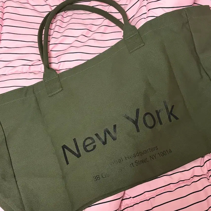 [BUNJANG] Theory Tote Bag / Theory 띠어리 카키색 토트백