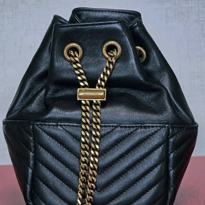 [BUNJANG] Saint Laurent Joy Quilted Nano Chain Mini Bucket Bag Black / 생로랑 조이 퀼트 나노 체인 미니 버킷백 블랙