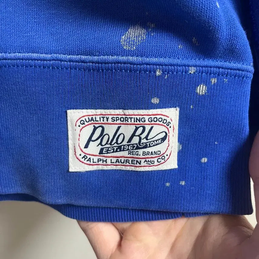 [BUNJANG] Polo Ralph Lauren Blue Sweatshirt / 폴로랄프로렌 맨투맨 블루 s