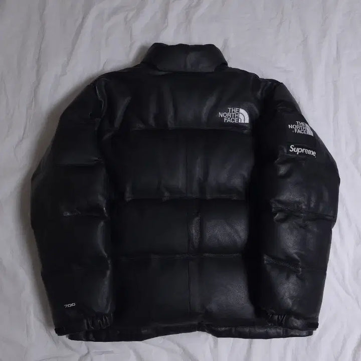 [BUNJANG] Supreme The North Face Leather Nuptse Padded Jacket / [L] 슈프림 노스페이스 레더 눕시 패딩 블랙