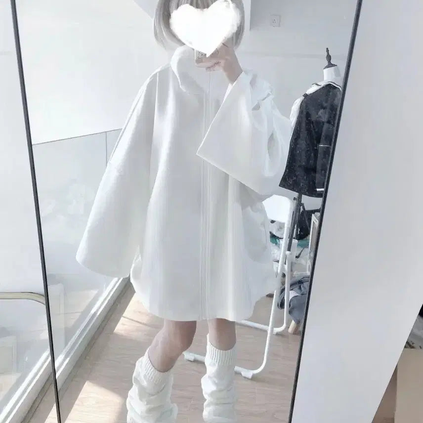 [BUNJANG] Medical Theme White Cosplay Costume / 지뢰계 병교풍 의료 테마 화이트 코스프레 의상