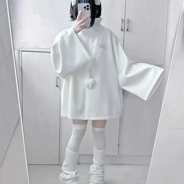 [BUNJANG] Medical Theme White Cosplay Costume / 지뢰계 병교풍 의료 테마 화이트 코스프레 의상