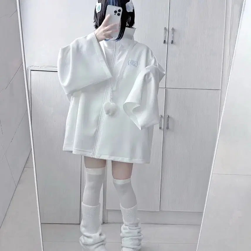 [BUNJANG] Medical Theme White Cosplay Costume / 지뢰계 병교풍 의료 테마 화이트 코스프레 의상
