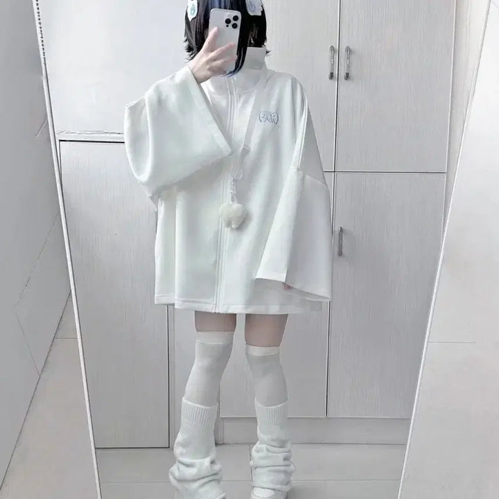 [BUNJANG] Medical Theme White Cosplay Costume / 지뢰계 병교풍 의료 테마 화이트 코스프레 의상