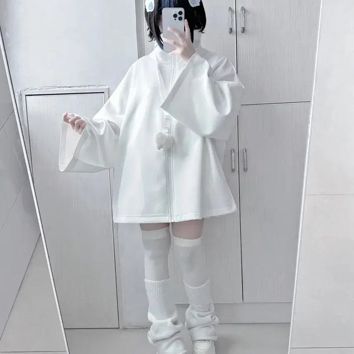 [BUNJANG] Medical Theme White Cosplay Costume / 지뢰계 병교풍 의료 테마 화이트 코스프레 의상
