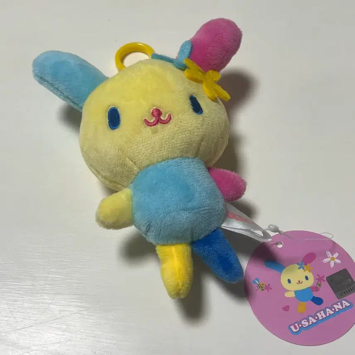 [BUNJANG] Sanrio Usahana Doll Keychain Bag Charm / 새상품 산리오 정품 우사하나 인형 키링 가방고리