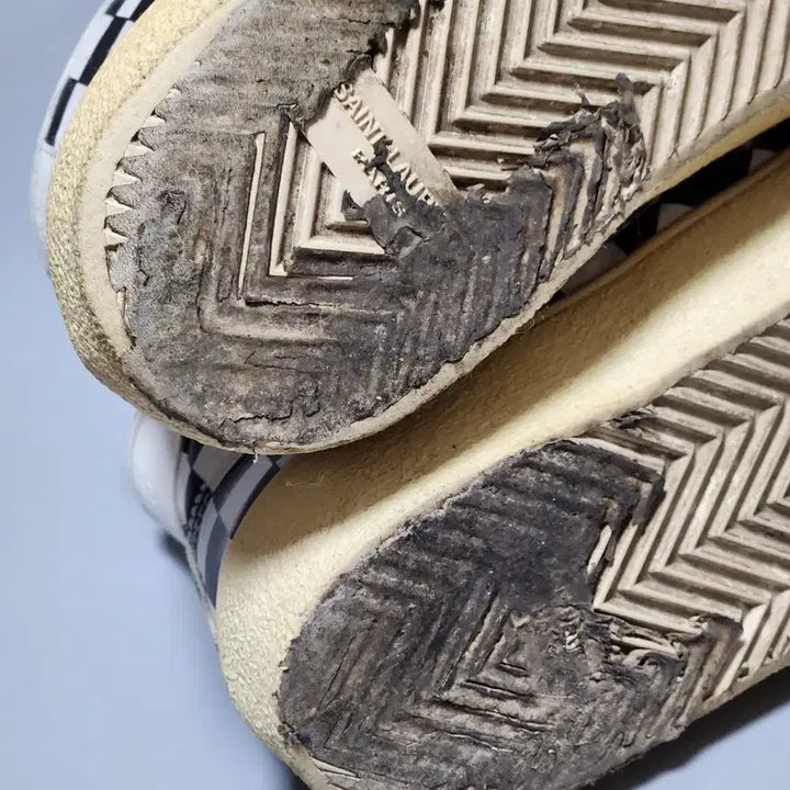 [BUNJANG] Saint Laurent Surf Checkered Sneakers / 생로랑 16s/s surf 체커보드 스니커즈 40.5사이즈