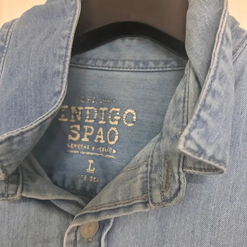 [SOLD OUT] SPAO 인디고 데님 셔츠 L