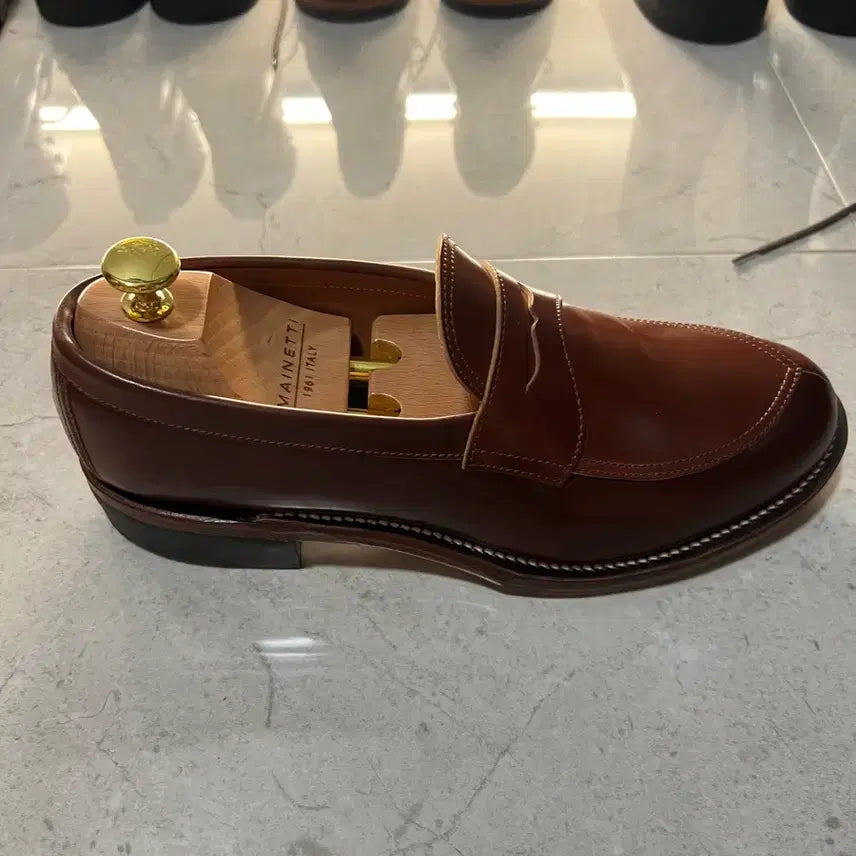 [BUNJANG] MAKERS V-Tip Loafer #4 Cordovan / 메이커즈 makers v-tip 로퍼 # 4 코도반