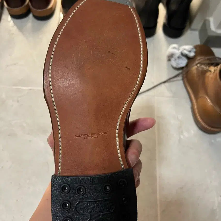 [BUNJANG] MAKERS V-Tip Loafer #4 Cordovan / 메이커즈 makers v-tip 로퍼 # 4 코도반