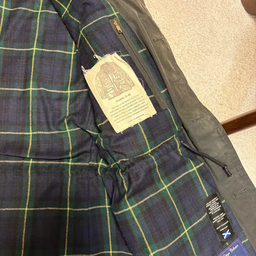 [BUNJANG] Draks D-43 Waxed Cotton Jacket (XS) / [명절 할인] 드레익스 d-43 왁스드코튼 자켓(xs)