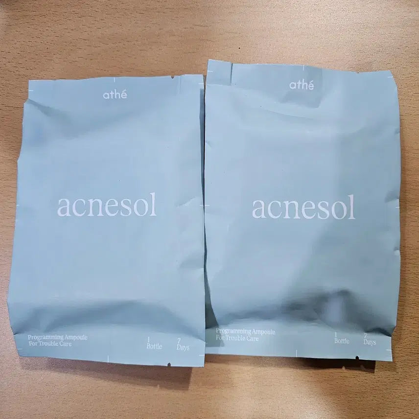 [BUNJANG] A'pieu Acne Solution Programming Ampoule - New (2pcs) / 아떼 아크네솔 프로그래밍 앰플 2개 새상품