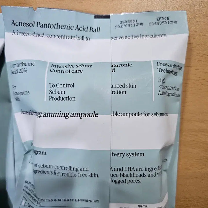 [BUNJANG] A'pieu Acne Solution Programming Ampoule - New (2pcs) / 아떼 아크네솔 프로그래밍 앰플 2개 새상품